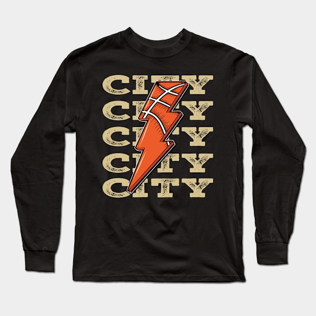 Funny Sports City Proud Name Basketball Classic Long Sleeve T-Shirt by Irwin Bradtke